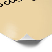 Welkom thuis Nieuwe naam baby Perfect Poster (Hoek)