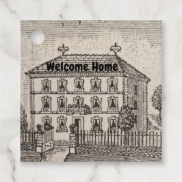 Welkom thuis - nieuwe thuisverkoper - Hartelijk da Bedankjes Labels