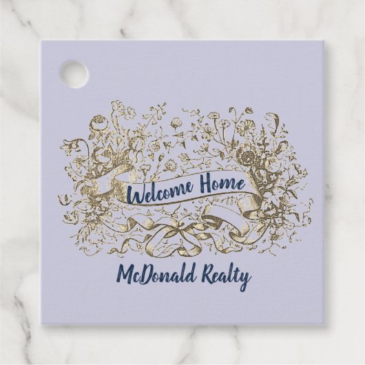 Welkom thuis - nieuwe thuisverkoper - Hartelijk da Bedankjes Labels (Voorkant)