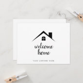 Welkom thuis - onroerend goed kaart (Voorkant / Achterkant in situ)