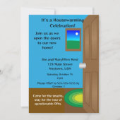 Welkom thuis, Open deuren Housewarming Kaart (Voorkant)
