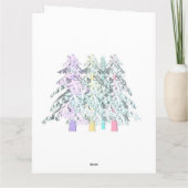 WELKOM THUIS PAARS EN GEEL ONTWERP KAART (Achterkant)