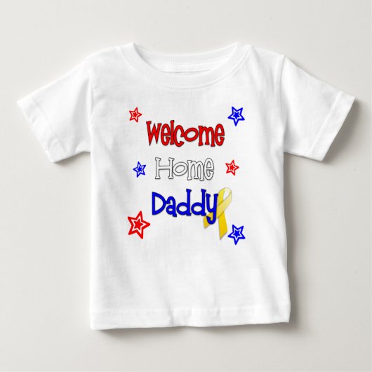 Welkom thuis Papa Baby Lange hoes Shirt (Voorkant)