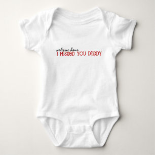 Welkom thuis papa (baby) romper