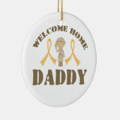 Welkom thuis papa keramisch ornament (Rechts)