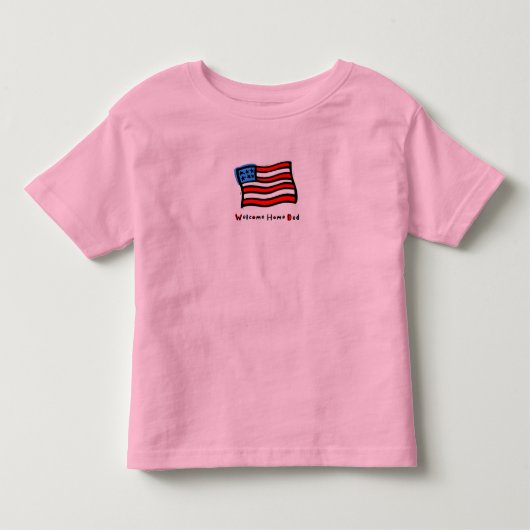 Welkom thuis, papa (ook moeder) T-shirt (Voorkant)