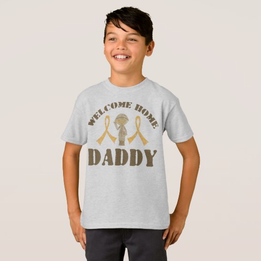 Welkom thuis papa t-shirt (Voorkant volledig)