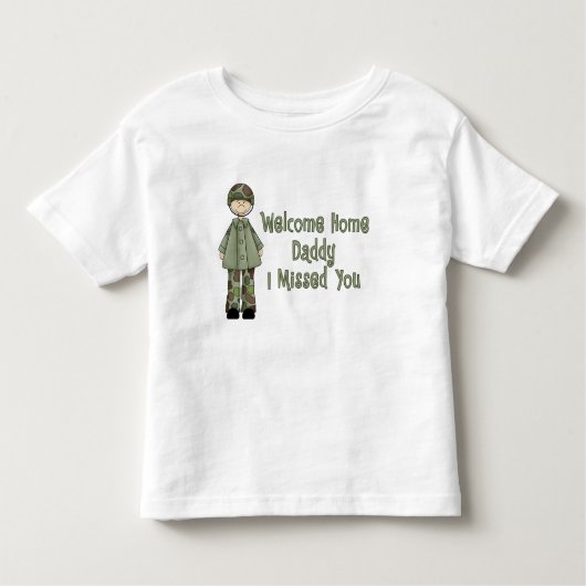 Welkom thuis, pappie brat (zoon) kinder shirts (Voorkant)
