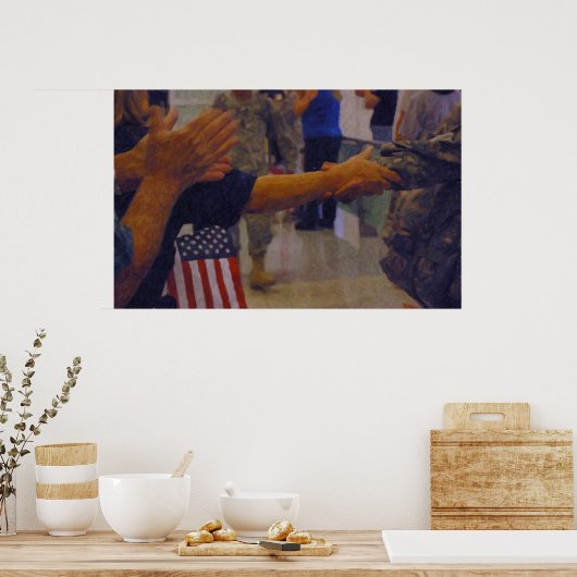 Welkom thuis poster (Keuken)