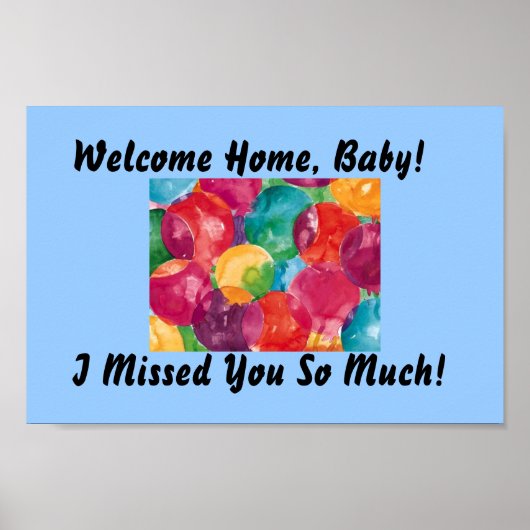 Welkom thuis poster (Voorkant)