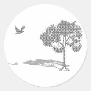 Welkom thuis ronde sticker