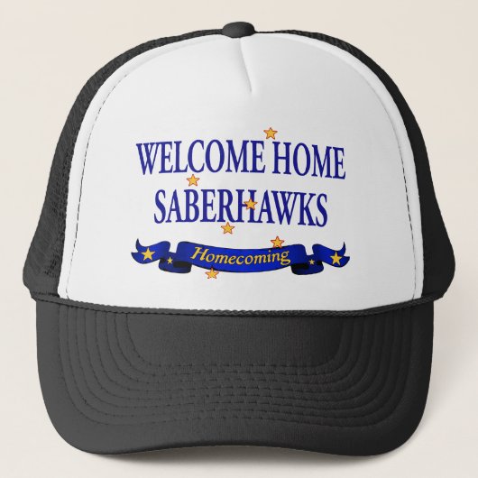 Welkom thuis Saberhawks Trucker Pet (Voorkant)