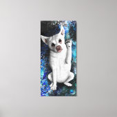 Welkom thuis | Schattigee hond Canvas Afdruk (Voorkant)