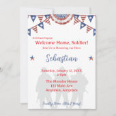 Welkom Thuis Soldaat Patriottisch Feest Kaart (Voorkant)