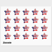 Welkom thuis, soldaat! Star Shape Flag Stickers (Vel)