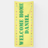 Welkom thuis spandoek (Verticaal)