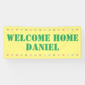 Welkom thuis spandoek (Horizontaal)