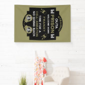 Welkom thuis uit de gevangenis spandoek (Insitu)