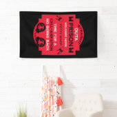 Welkom thuis uit de gevangenis spandoek (Insitu)