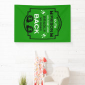 Welkom thuis uit de gevangenis spandoek (Insitu)