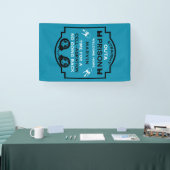 Welkom thuis uit de gevangenis spandoek (Beurs)