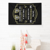 Welkom thuis uit de gevangenis spandoek (Insitu)