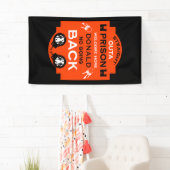 Welkom thuis uit de gevangenis spandoek (Insitu)