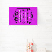 Welkom thuis uit de gevangenis spandoek (Insitu)