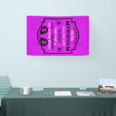 Welkom thuis uit de gevangenis spandoek (Beurs)