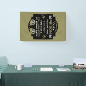 Welkom thuis uit de gevangenis spandoek (Beurs)