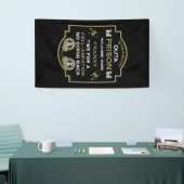 Welkom thuis uit de gevangenis spandoek (Beurs)