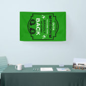 Welkom thuis uit de gevangenis spandoek (Beurs)