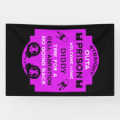 Welkom thuis uit de gevangenis spandoek (Horizontaal)