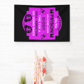 Welkom thuis uit de gevangenis spandoek (Insitu)