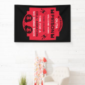 Welkom thuis uit de gevangenis spandoek (Insitu)