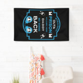 Welkom thuis uit de gevangenis spandoek (Insitu)