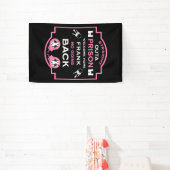 Welkom thuis uit de gevangenis spandoek (Insitu)