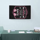 Welkom thuis uit de gevangenis spandoek (Beurs)