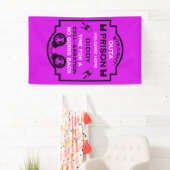 Welkom thuis uit de gevangenis spandoek (Insitu)