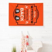 Welkom thuis uit de gevangenis spandoek (Insitu)