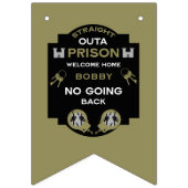 Welkom thuis uit de gevangenis vlaggetjes (Tweede vlag)