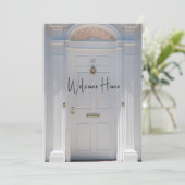 Welkom Thuis Uitnodigingskaart Kaart (Staand voorkant)