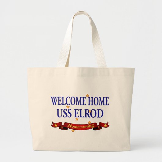 Welkom thuis USH Elrod Grote Tote Bag (Voorkant)