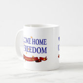 Welkom thuis USH Freedom Koffiemok (Voorkant links)