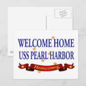 Welkom thuis USH Pearl Harbour Briefkaart (Voorkant / Achterkant)