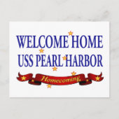 Welkom thuis USH Pearl Harbour Briefkaart (Voorkant)