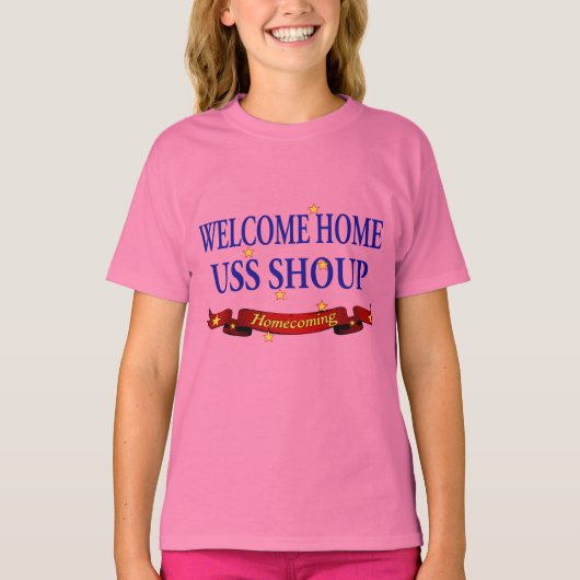 Welkom thuis USH-schoudertas T-shirt (Voorkant)