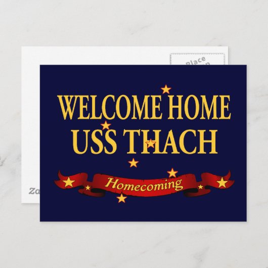 Welkom Thuis USH Thach Briefkaart (Voorkant / Achterkant)