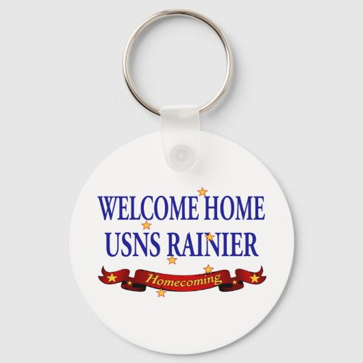 Welkom thuis USNS Rainier Sleutelhanger (Voorkant)