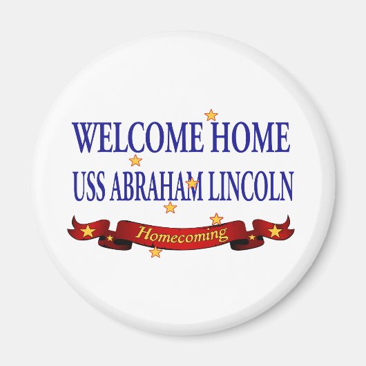 Welkom thuis USS Abraham Lincoln Magneet (Voorkant)